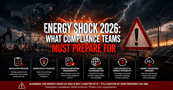 Energy Shock 2026: What Compliance Teams Must Prepare For