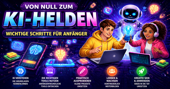 Von Null zum KI-Helden: Wesentliche Schritte für Anfänger.