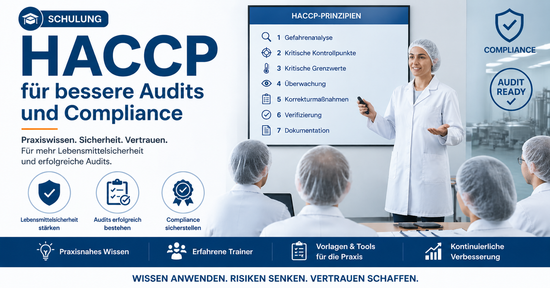 HACCP-Schulung für bessere Audits und Compliance
