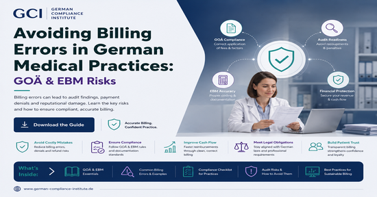 Avoiding Billing Errors in German Medical Practices: GOÄ & EBM Risks