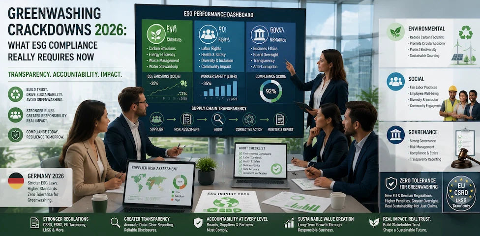 Greenwashing-Razzien 2026: Was ESG-Compliance jetzt wirklich erfordert