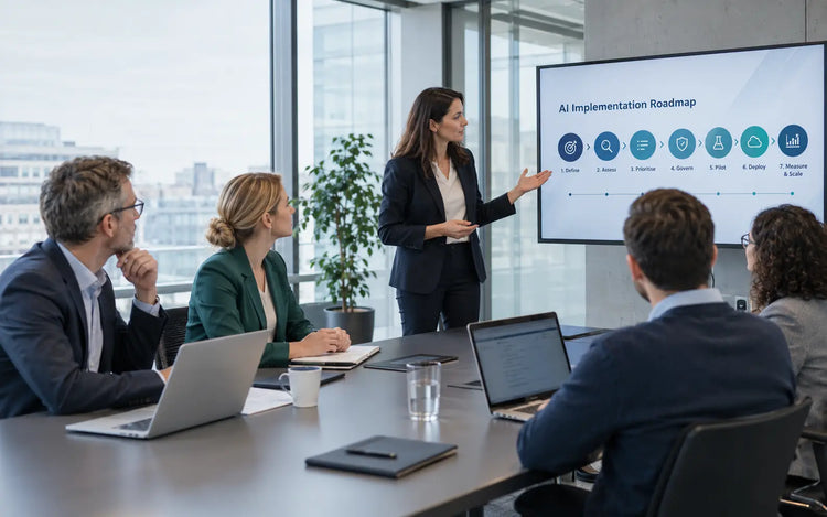 AI implementation roadmap in a German business environment