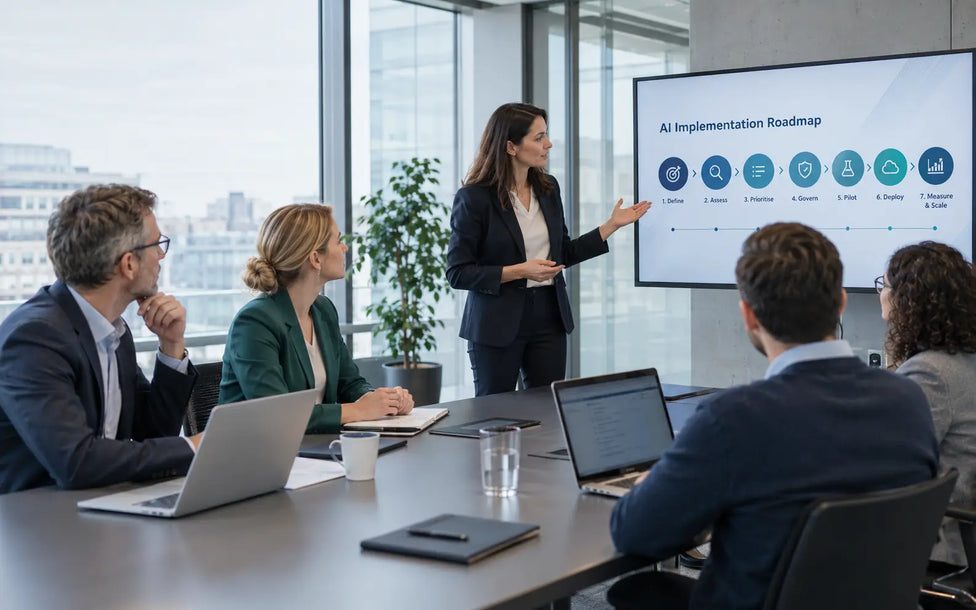 AI implementation roadmap in a German business environment