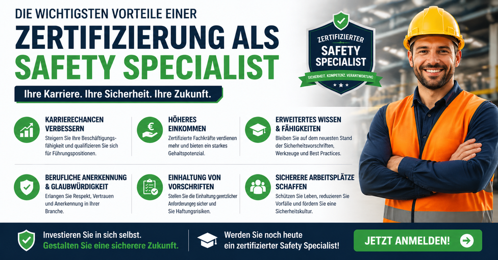 The key benefits of becoming a certified Safety Specialist