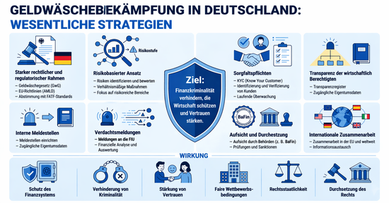 Geldwäschebekämpfung in Deutschland:  Wesentliche Strategien
