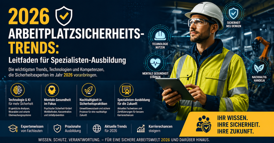 2026 Arbeitsplatzsicherheits-Trends: Leitfaden für Spezialisten-Ausbildung