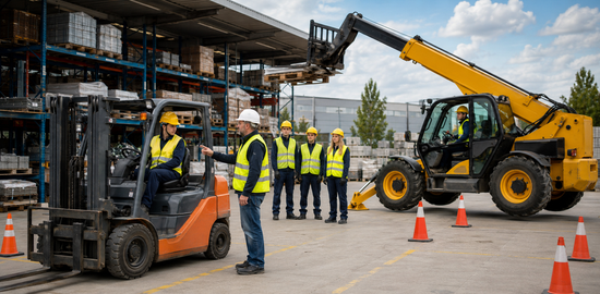 Forklift and Telehandler Training for Beginners in German Workplaces