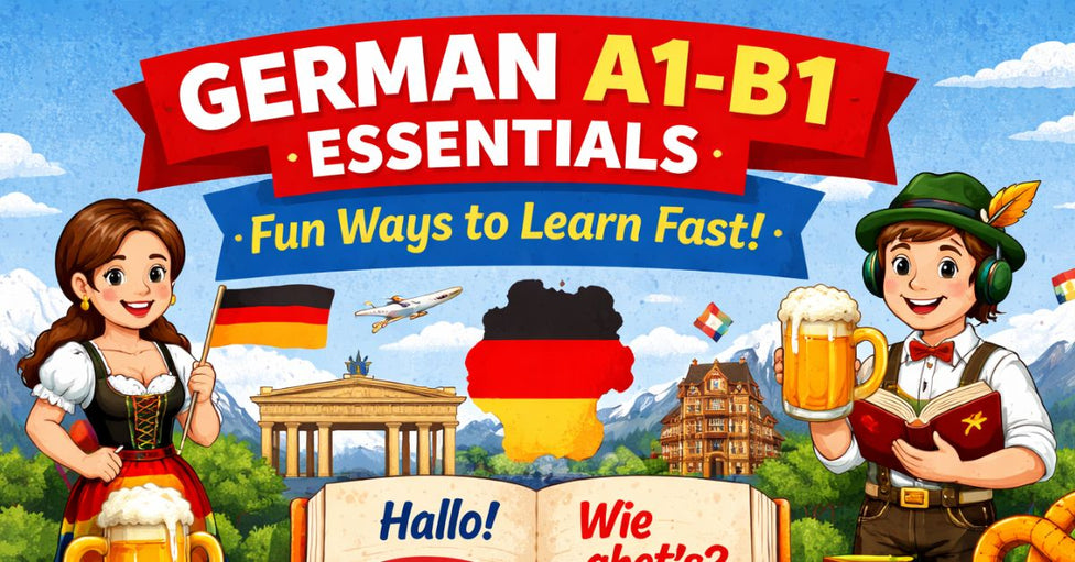 Deutsch A1-B1 Essentials: Spielerisch schnell lernen.