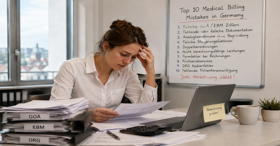 Top 10 Medical Billing Mistakes in Germany (GOÄ, EBM & DRG)