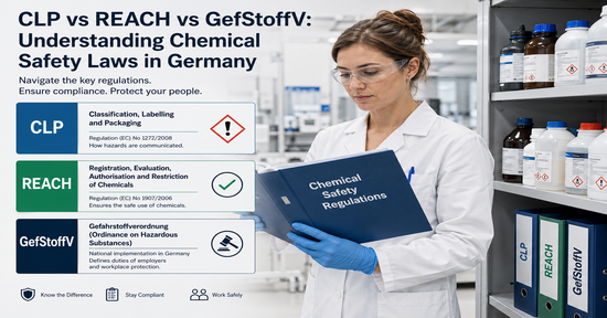 CLP vs REACH vs GefStoffV: Understanding Chemical Safety Laws in Germany