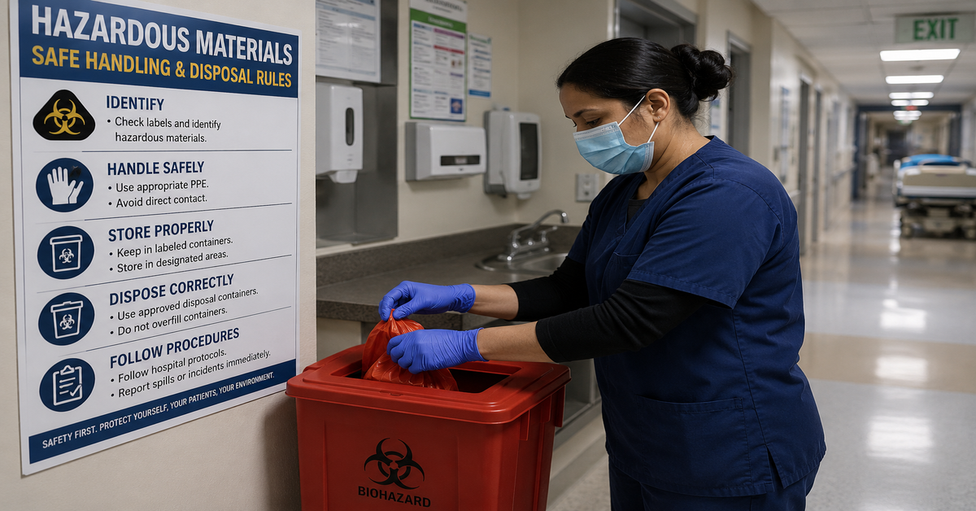 Hazardous Materials in Hospitals: Safe Handling & Disposal Rules in Germany
