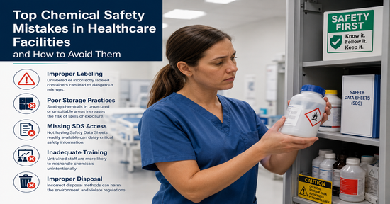 Top Chemical Safety Mistakes in Healthcare Facilities and How to Avoid Them