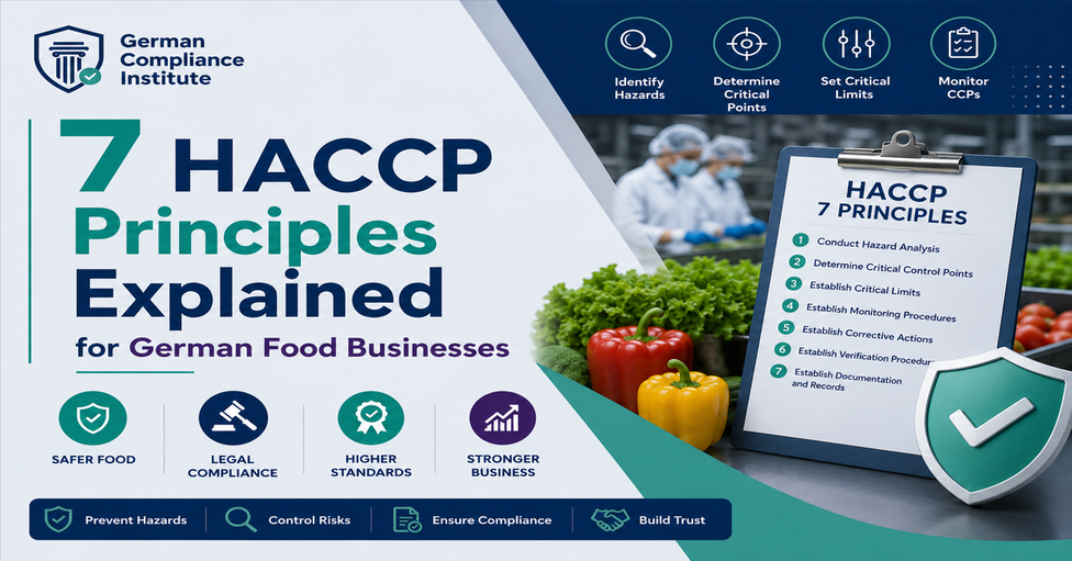 7 HACCP-Prinzipien für deutsche Lebensmittelbetriebe erläutert